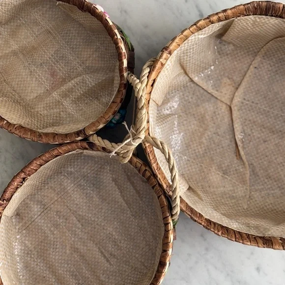 Vintage Nesting Baskets - Set of 3 - Picture 5 of 5